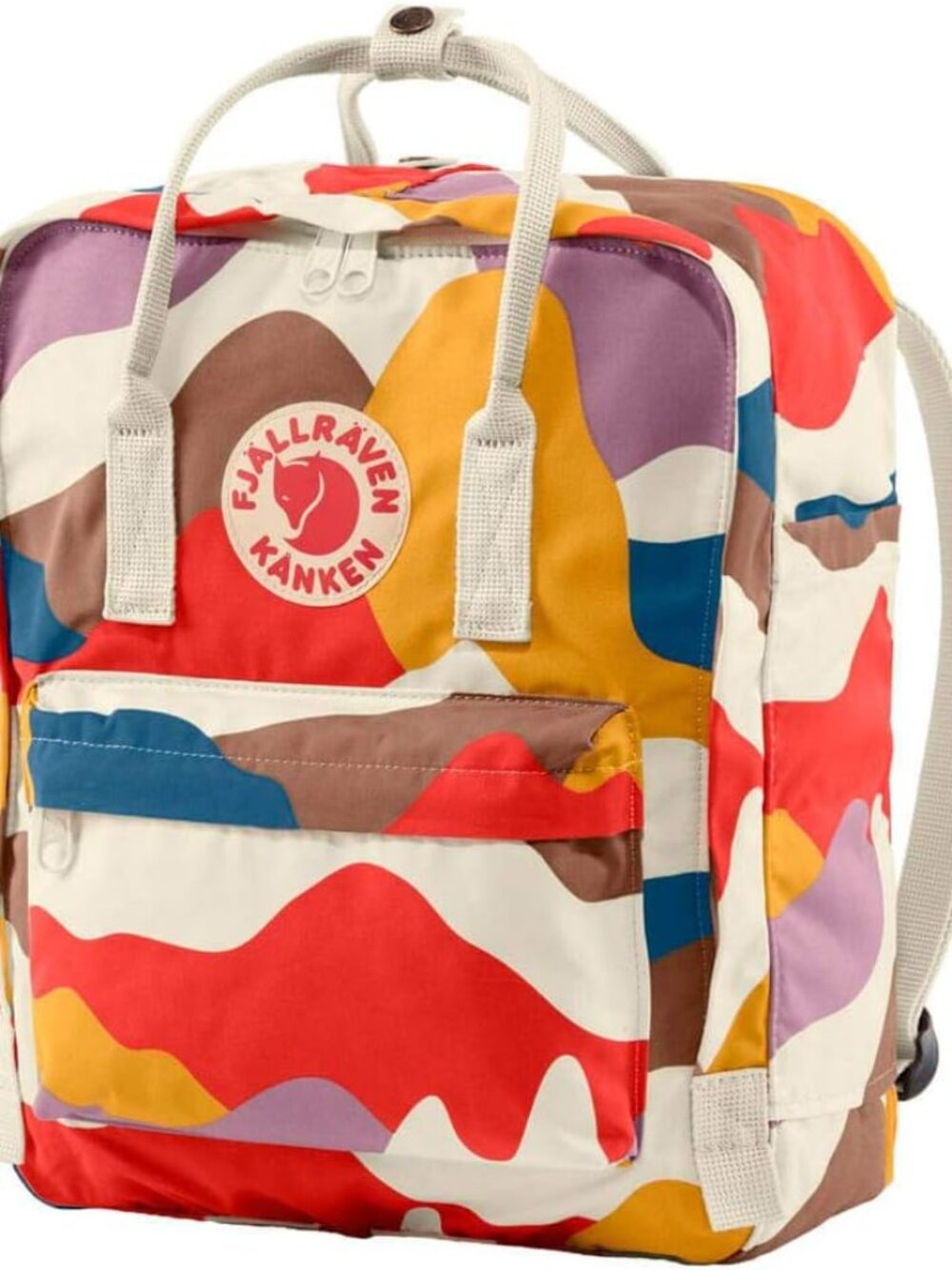 Fjällräven Kanken Multi color camo backpack bag Art Special Edition